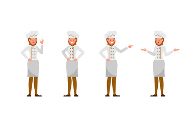Chef woman character vector design.