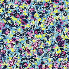 Floral background for textiles.