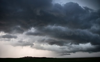 Fototapeta premium Prairie Storm Clouds Canada