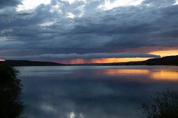 Fototapeta premium Prairie Storm Clouds Canada