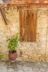 Fototapeta na wymiar A typical view in Lania in Cyprus