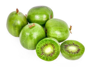 Kiwi berry isolated on white background