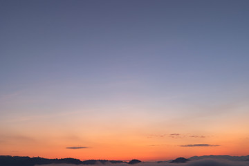 Obraz premium beautiful colorful sunset or sunrise sky for background