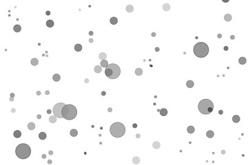 White black bokeh isolated on white background