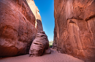 Gateway to Sand Dune Arch