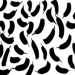 Brush texture pattern. Grunge vector.