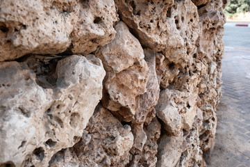 Background of mountain stones. The surface of the stones. Rock texture