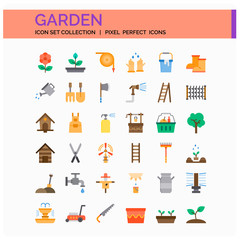 Cleaning Icons Set. UI Pixel Perfect Well-crafted Vector Thin Line Icons. The illustrations are a vector.