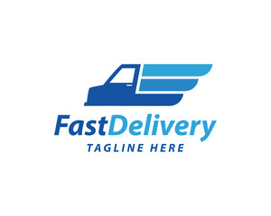 Fast Delivery Logo Template Design Vector,Fast Moving Logo, Symbol, Icon