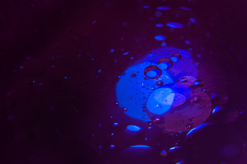 abstract bubbles pattern with colourful lighting