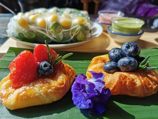 Healthy food is made from whole grains, rich in protein, good source of nutrients.