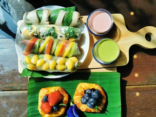 Healthy food is made from whole grains, rich in protein, good source of nutrients.