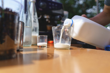 Making coffee process