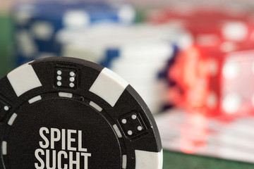 Jetons im Casino und die Gefahr der Spielsucht