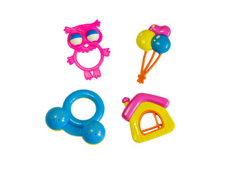 Rattles - plastic toys for children