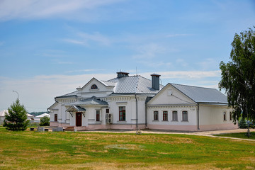 Administration building in Bulgar. Historical and archaeological complex Bulgar, Russia, Tatarstan.