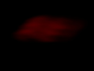 Red fog illustration. Red fog on black background