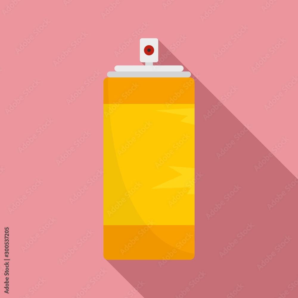 Poster empty tin can icon. flat illustration of empty tin can vector icon for web design