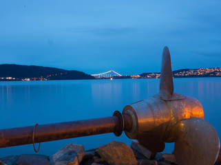 Houses and famous places in Bergen Norway