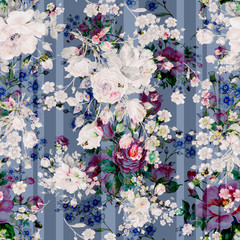  Seamless floral pattern of roses, wildflowers and bumblebees Z.jpg