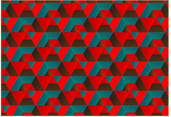 seamless pattern with triangles