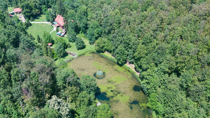 View of the Jankovac Lake in Papuk Nature Park, Croatia © Goran