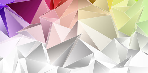 Fototapeta premium Abstract Low-Poly background. triangulated texture. Design 3d. Polygonal geometrical pattern. Triangular modern style