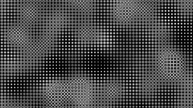 Looping Dots and Circles Pattern