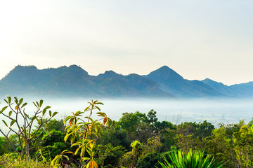 Fototapeta na wymiar landscape for relaxing in Phu Luang, Loei Province thailand