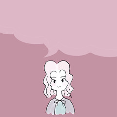 illustration of a woman