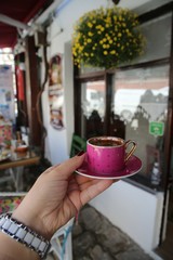 cup of turkish coffee on the table