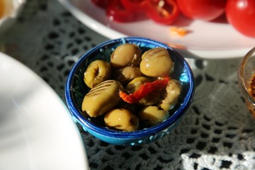 family having breakfast, morning breakfast Turkish family having breakfast