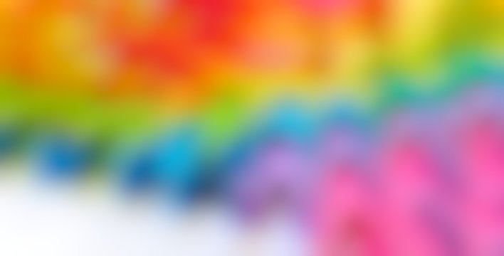 Abstract Rainbow Color Background, Soft Smooth Colorful Vibrant Unicorn Gradient Colors On White Background, Happy Life, Lgbt Flag, Freedom, Creativity And Diversity Concept, Copy Space