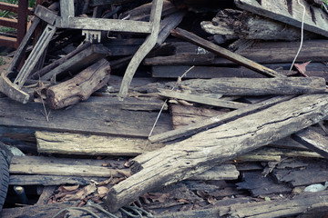 pile of logs