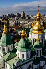 Kiev,Ukraine St Sophia's Cathedral The cathedral was built over nine centuries and is a great example of Byzantine and Ukrainian Baroque architecture.