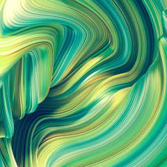 Naklejka premium Elegant colored background with lines. 3d illustration, 3d rendering.
