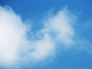 Obraz premium blue sky with white clouds