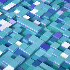 Soft, nice abstract background in bright colors. 3d illustration, 3d rendering.