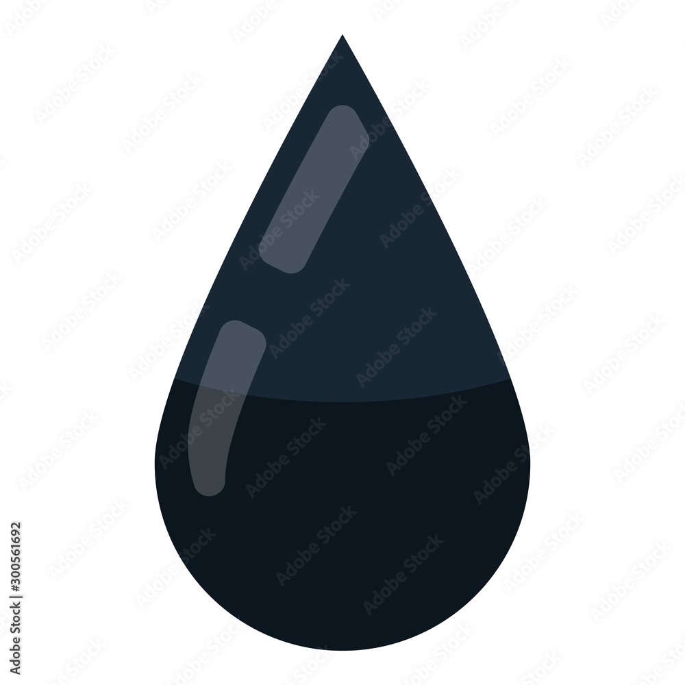 Poster petrol drop icon. isometric of petrol drop vector icon for web design isolated on white background