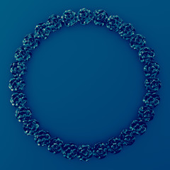 Elegant autumn background. 3d illustration, 3d rendering.