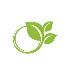 nature green leaf element vector icon. green leaves vector symbol