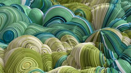 Fototapeta premium Soft, nice abstract background in bright colors. 3d illustration, 3d rendering.