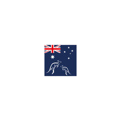 map of Australia Flag country map of australia day australia vector template