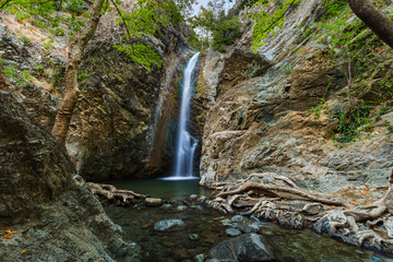 Millomeris Waterfalls in Cyprus