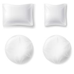 Set of MockUp of a Realistic Pillows