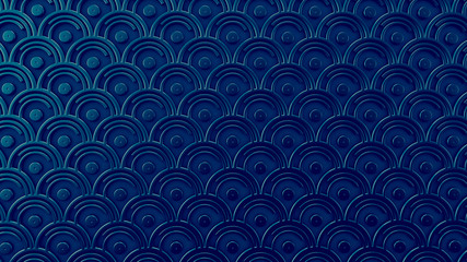 Interior pattern, architectural background. 3d illustration, 3d rendering.