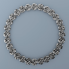 Elegant autumn background. 3d illustration, 3d rendering.