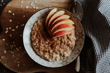 Porridge for Breakfast - Moody Food Photo