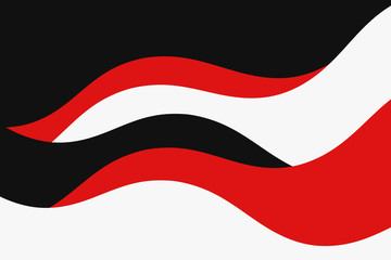 Abstract vector red and black background with curved lines. Pattern backdrop for landing pages.