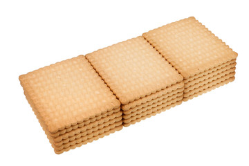 creamy wheat biscuits cookies for a light morning breakfast isolated macro